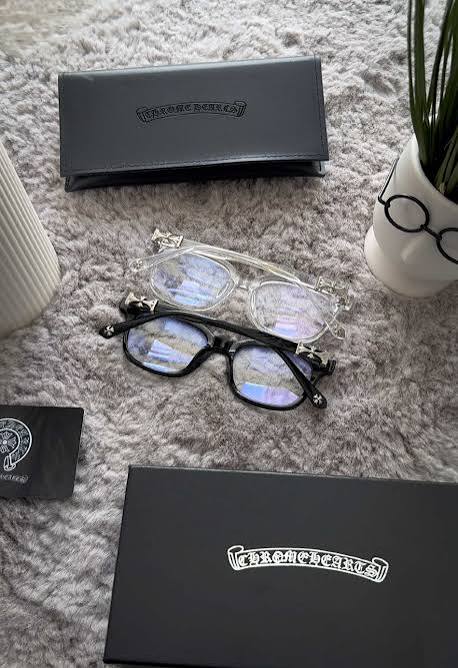 Chrome heart glases